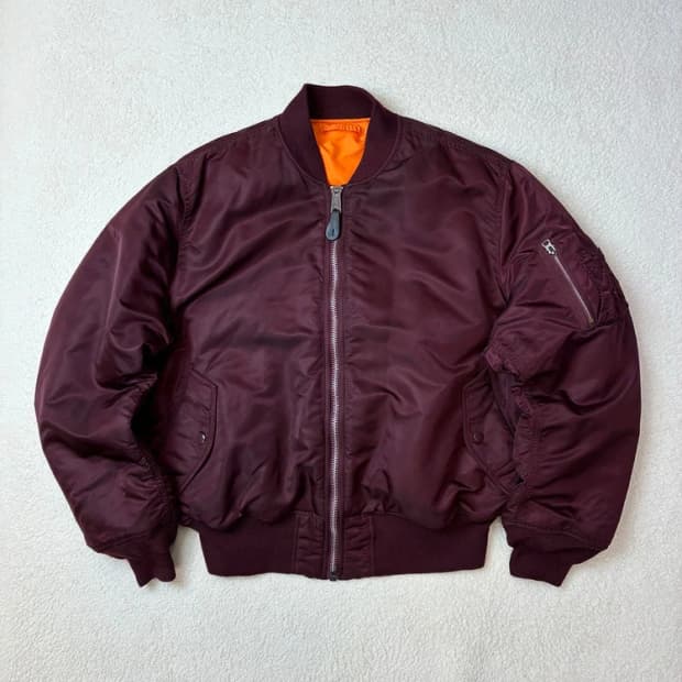 알파인더스트리 MA-1 봄버 플라이트 블루종 자켓 PN5876