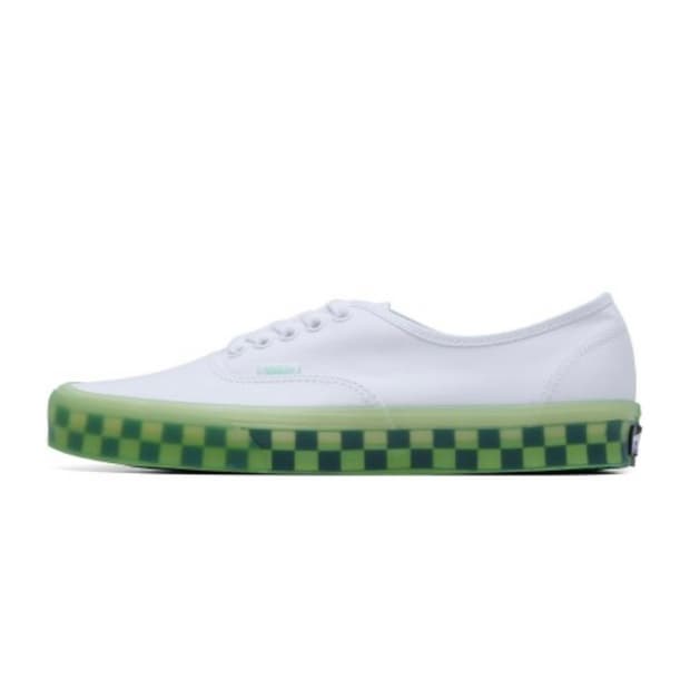 Vans 반스 어센틱 트랜스루센트 화이트/그린 245