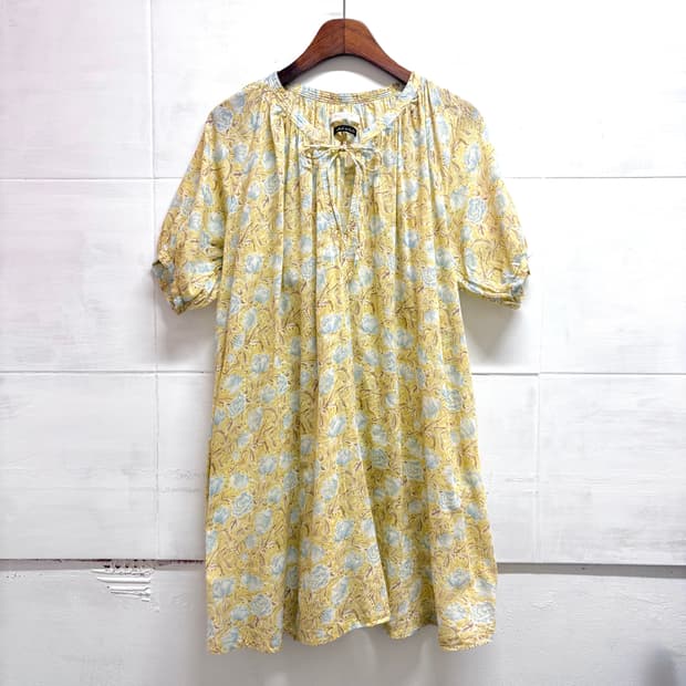 chocol raffine robe 플라워 리본 모리걸 롱 블라우스 JP