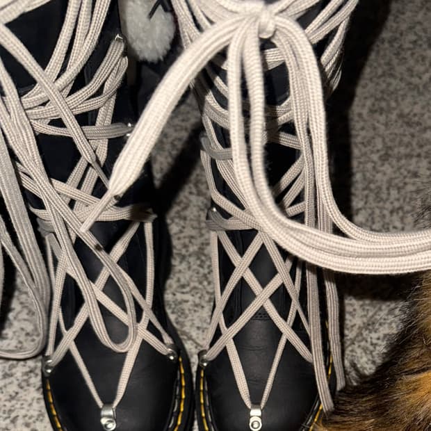 릭오웬스x닥터마틴 uk3 팝니당 (3번 신음)