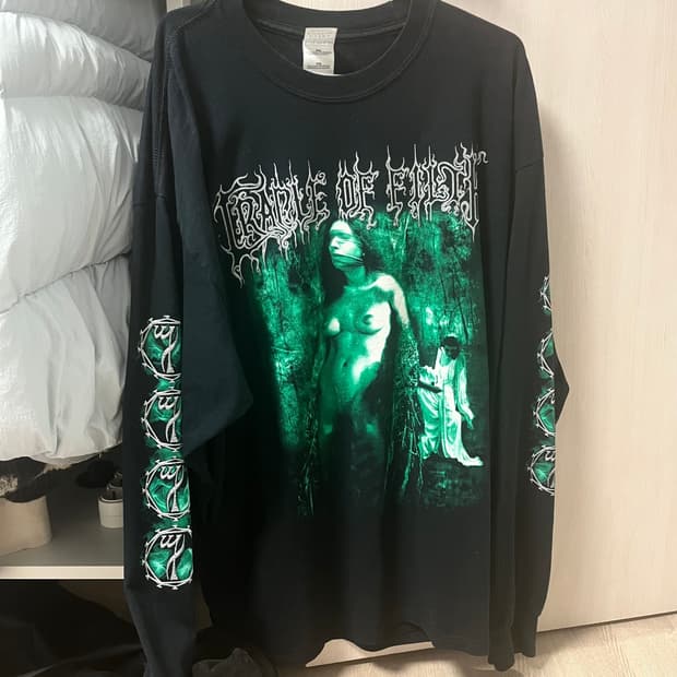 00s 크레이들 오브 필스 Cradle of Filfth 롱슬리브 밴드티