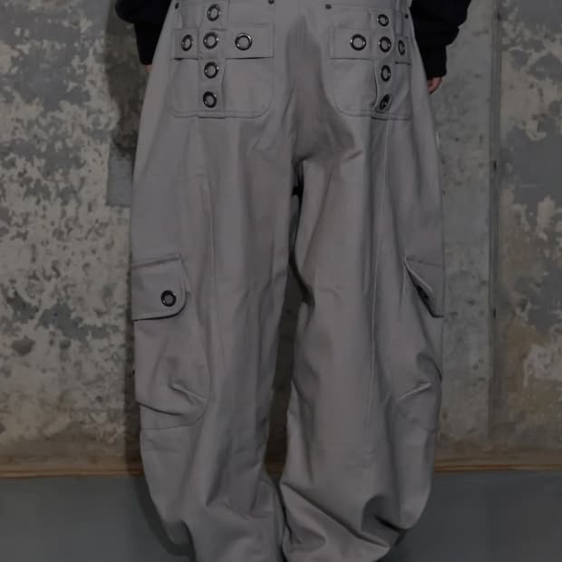 러브이즈트루 크로스 포켓 카고 팬츠 (PINK BEIGE)