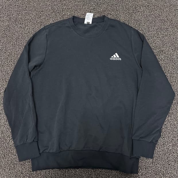 아디다스 맨투맨 긴팔 블랙 2XL