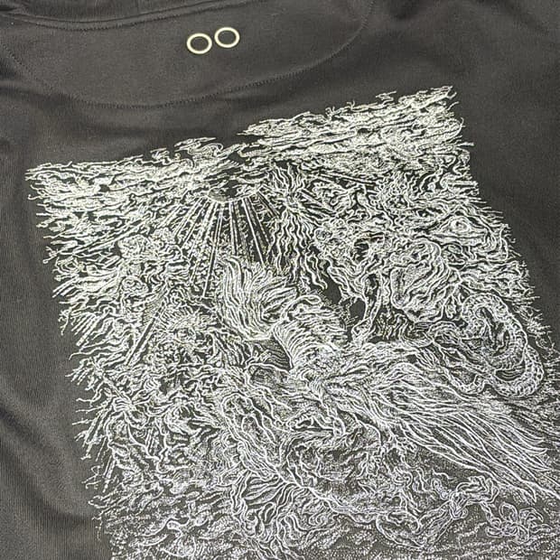 24FW 송지오 컬렉션 나이트 띠브스 엠브로이드 후드집업 블랙