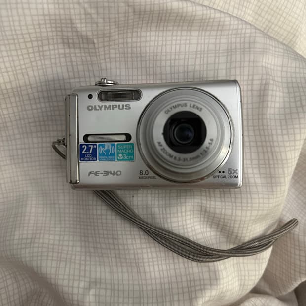 올림푸스 fe-340 디카 빈티지 카메라