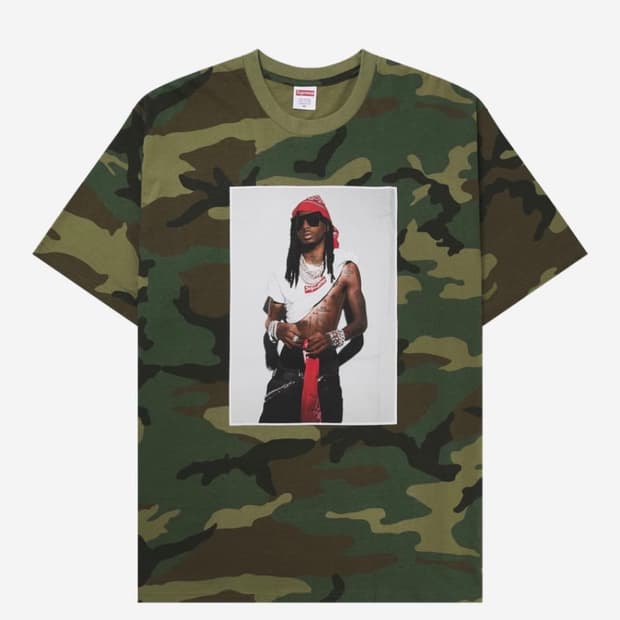 Supreme Playboi Carti camo T-Shirt -25FW