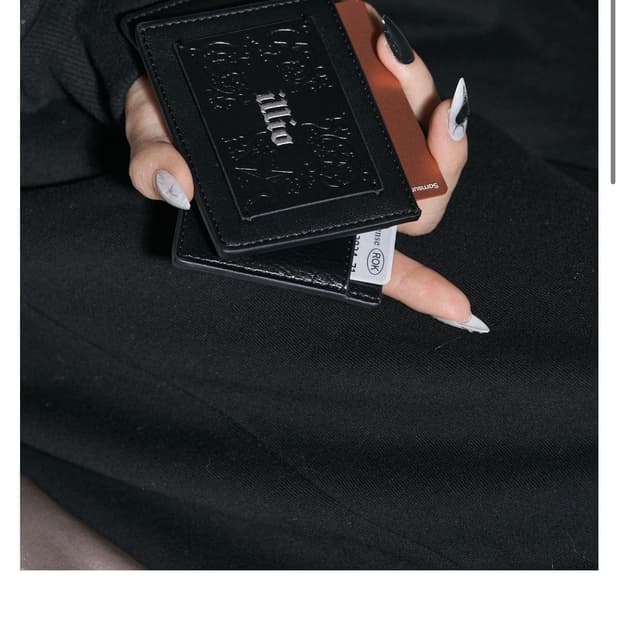 일리오 Black soft Card wallet