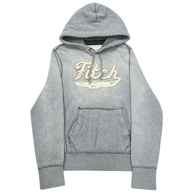 아베크롬비 빈티지 Y2K 워싱 기모 후드티 S