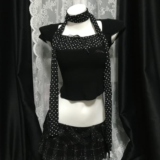 BONNAE Micro Mini Pleats Skirt