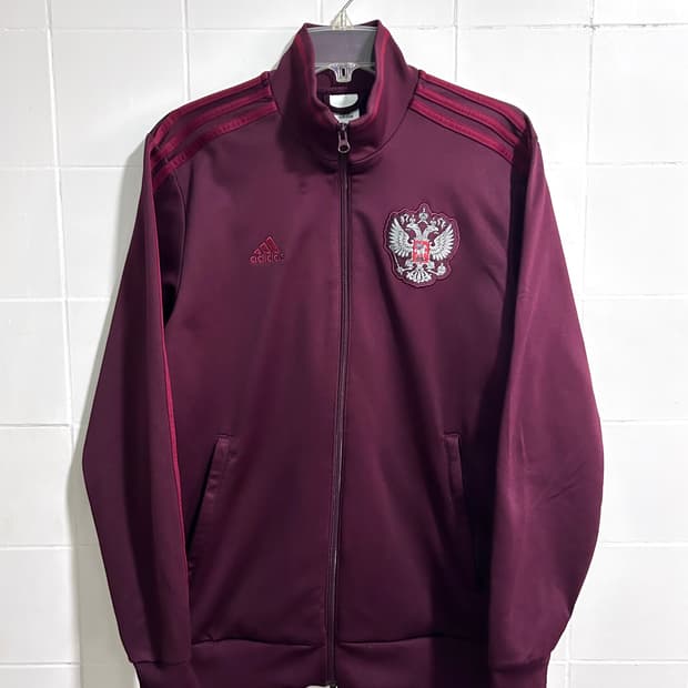 아디다스 러시아 트랙탑 져지 버건디