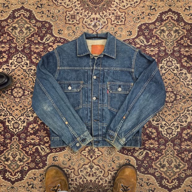 리바이스 lvc 2세대 데님자켓 40 71507 타입투