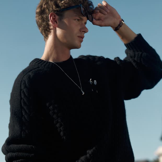 Stu 아란 니트 블랙 [m]