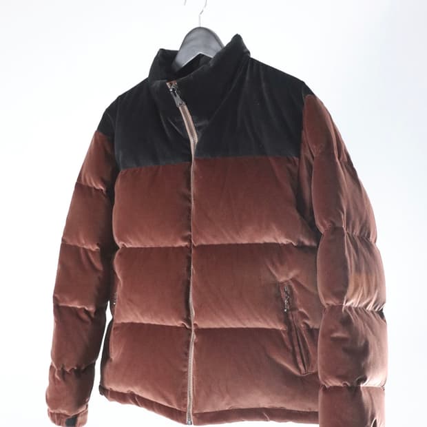 틸레이트 벨벳 다운 패딩 브라운 m사이즈