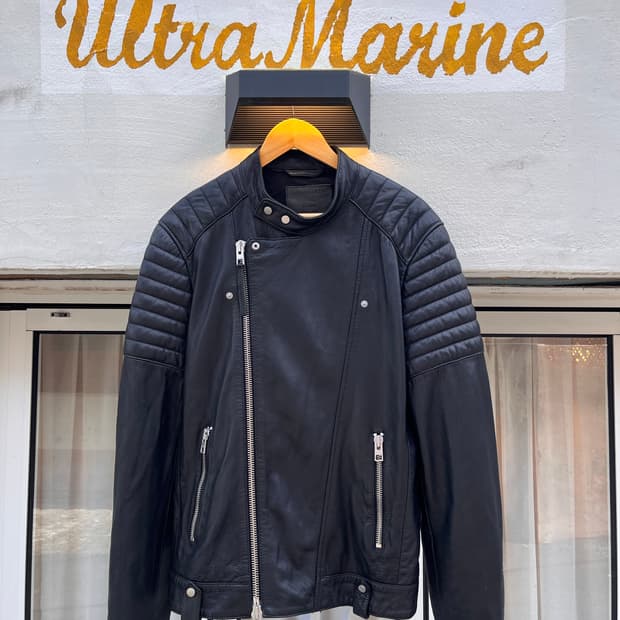 올세인츠 제스퍼 레더 바이커 자켓