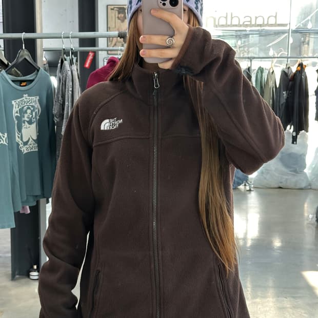 노스페이스 초코 플리스자켓