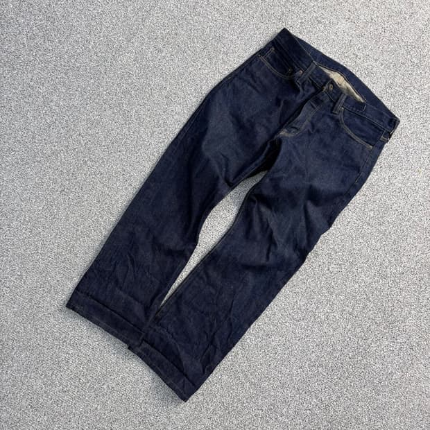 34 빈티지 진청 데님팬츠 청바지 0722J1