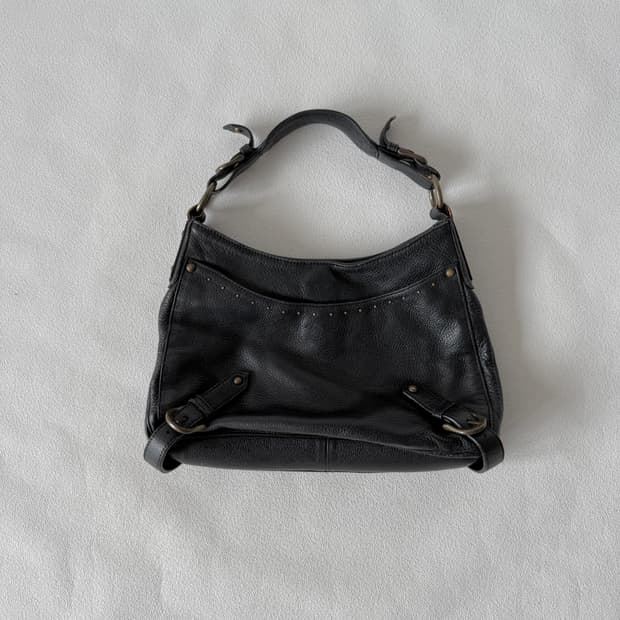 Pre owned 레더 숄더백