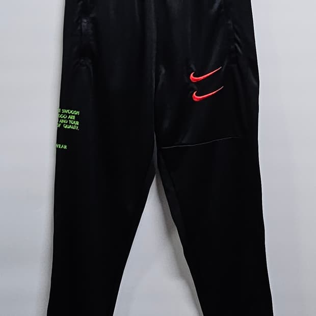 나이키 더블 스우시 블랙 트레이닝 바지 M