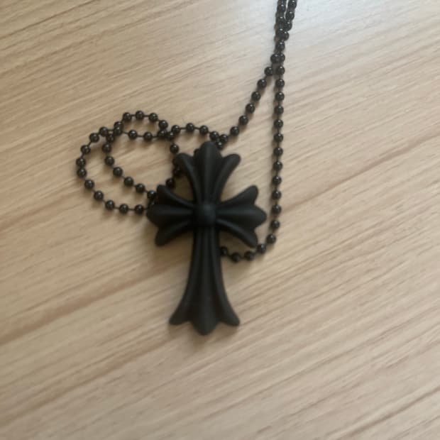 십자가 실리콘 목걸이 