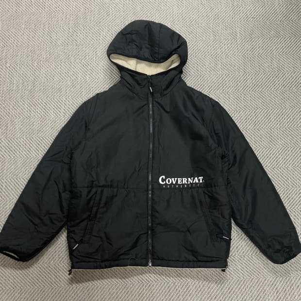 (M)커버낫 양면 후드집업