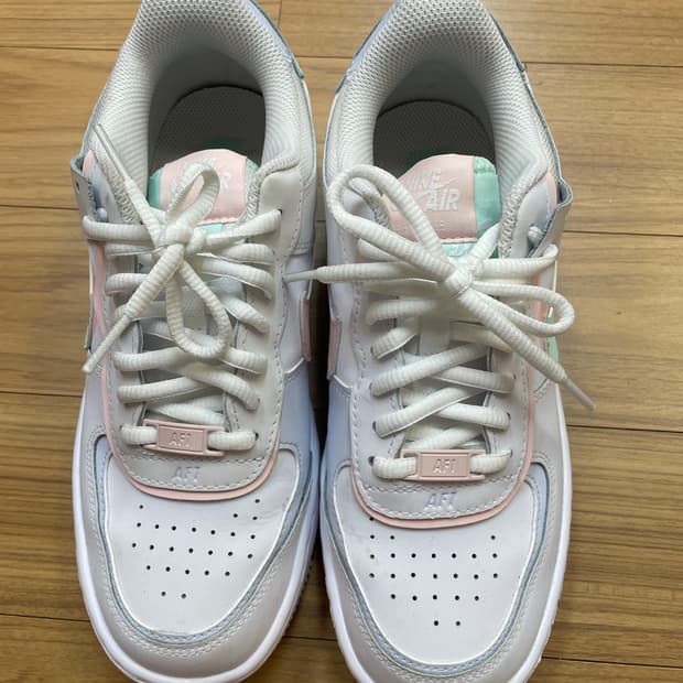 나이키 에어포스 1 쉐도우 흰핑민
