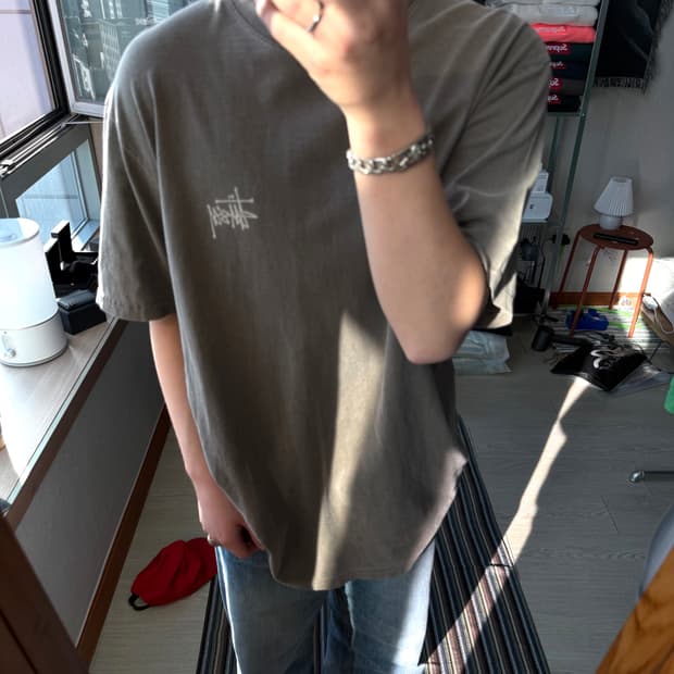 스투시 베이직 반팔 티셔츠