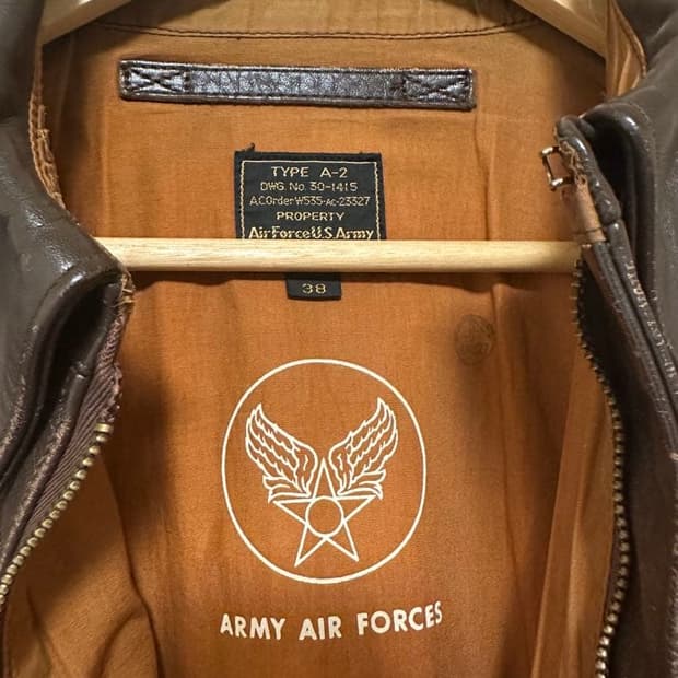 (38) 버즈릭슨 a-2 홀스하이드 가죽자켓