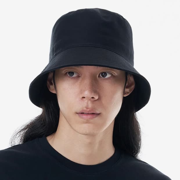 루오에스팩 오버핏 버킷햇 블랙