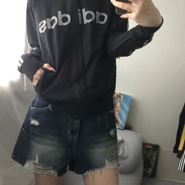 아디다스 00s 빅로고 집업