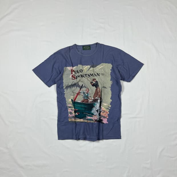 90‘s 폴로랄프로렌 컨트리 스포츠맨 반팔티