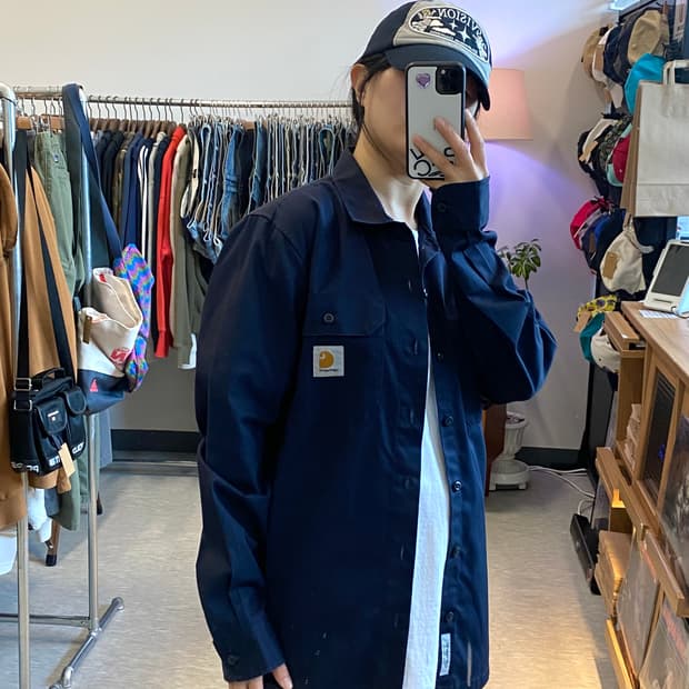 칼하트 마스터 셔츠(네이비)