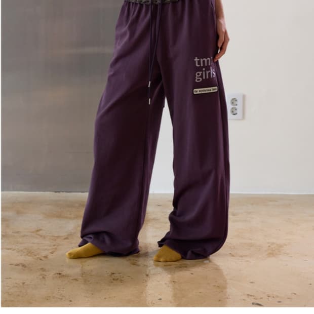 더 미스테리어스 호텔 웨스턴걸 스웻팬츠 퍼플