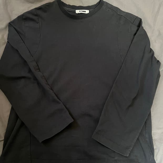 (L) SYMM 롱슬리브 블랙