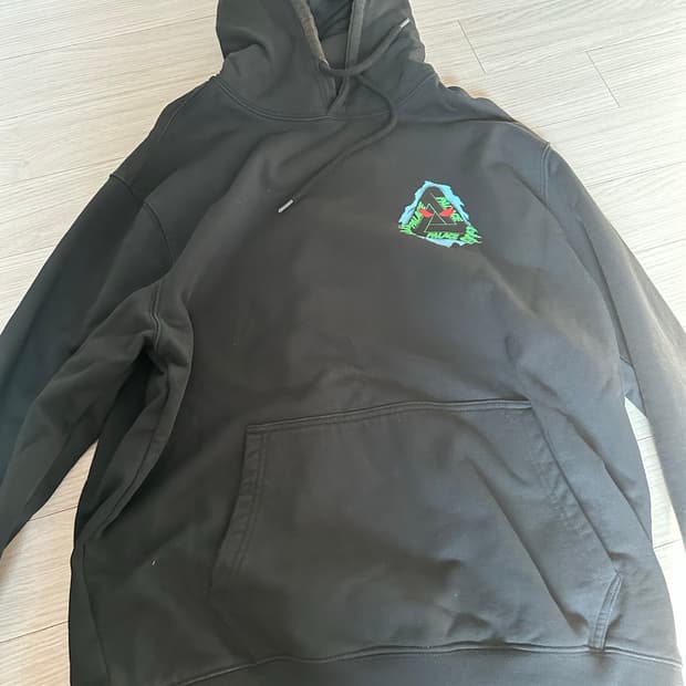 (L) 팔라스 리퍼후드티 블랙