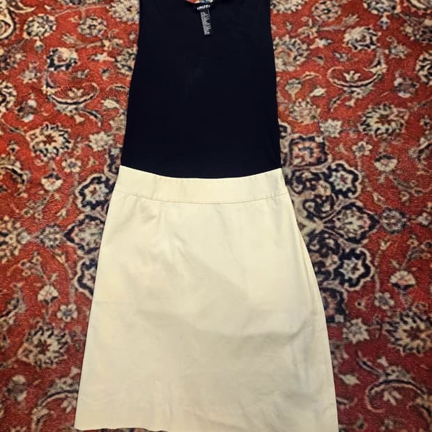 DKNY(Donna Karan New York) 슬리브리스 배색원피스