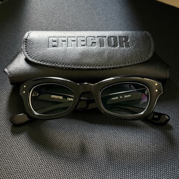 신품급 이펙터 라이트닝 안경테 EFFECTOR LIGHTNIN'
