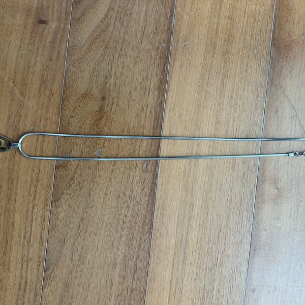 디젤 투톤 팬던트 목걸이