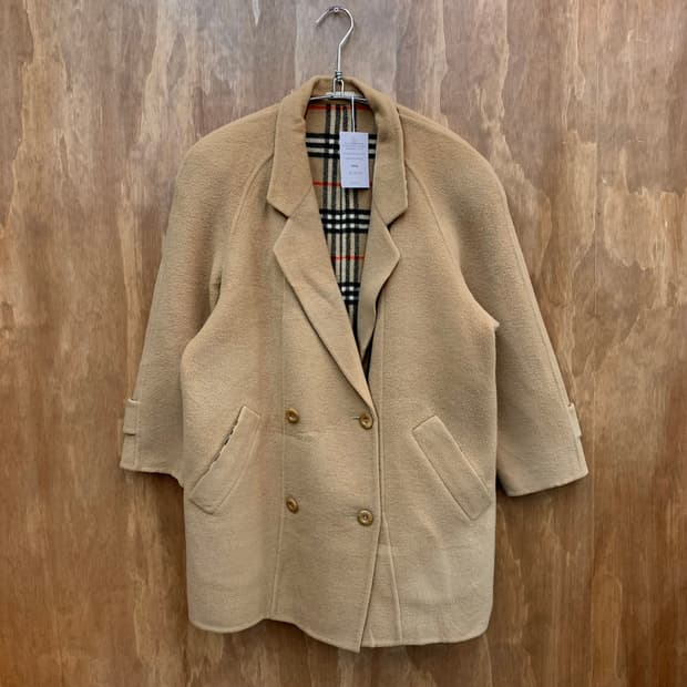 버버리 하프 더블 울 코트