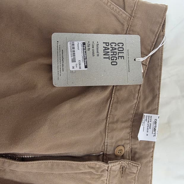 [36]칼하트wip 콜 카고 팬츠 피넛