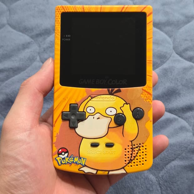 게임보이 컬러 백라이트 골아파덕 (gbc)+ 게임팩 11개