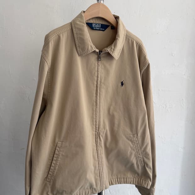 Polo 폴로 랄프로렌 베이지컬러 코튼 헤링턴 자켓