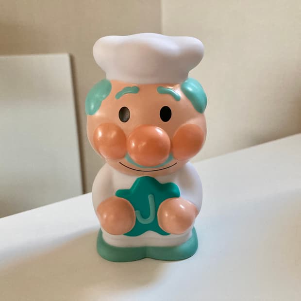 호빵맨 잼아저씨 빈티지 저금통 피규어