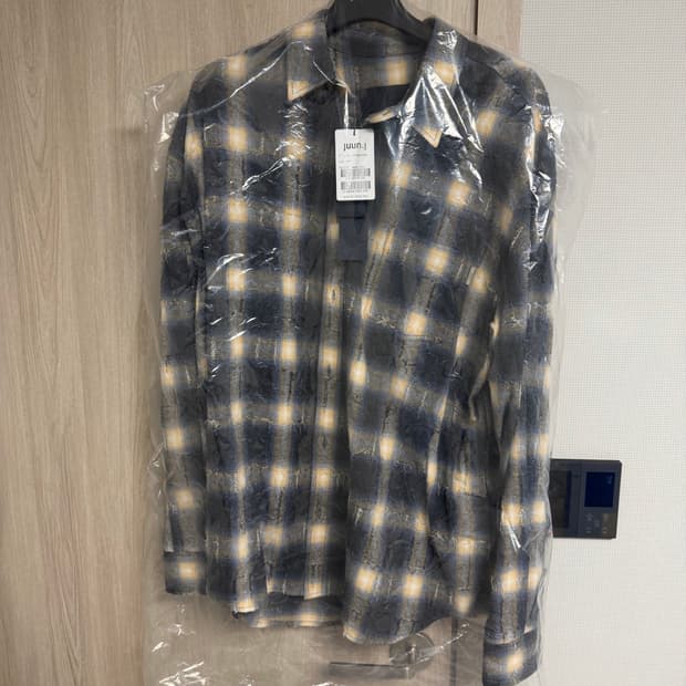 [50] 준지 그리드 체크셔츠