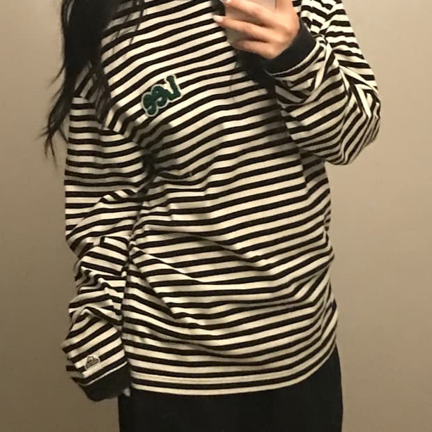 lee 스트라이프 슬리브