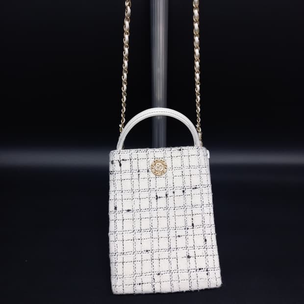 SJSJ 트위드 미니 크로스바디백