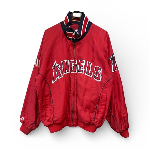 마제스틱 LA레인절스 베이스볼 점퍼 자켓