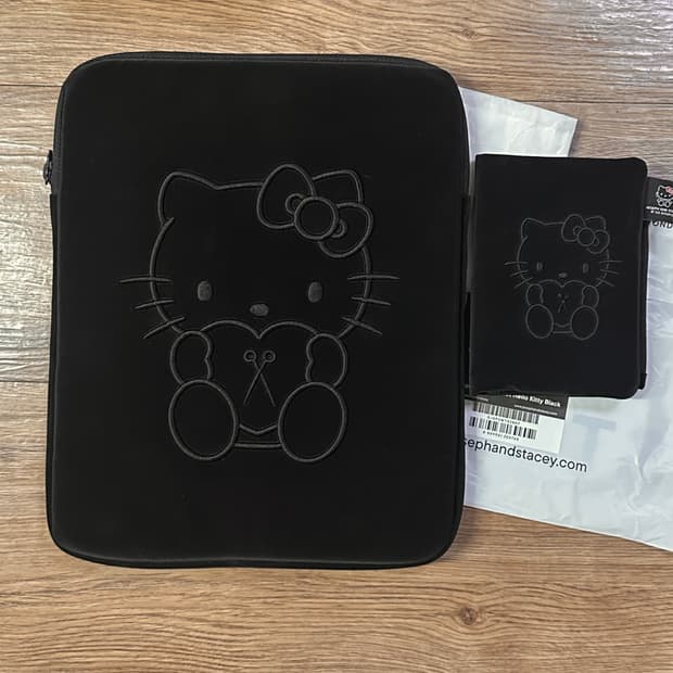 [새상품] 조셉앤스테이시 헬로키티 키티 블랙 set