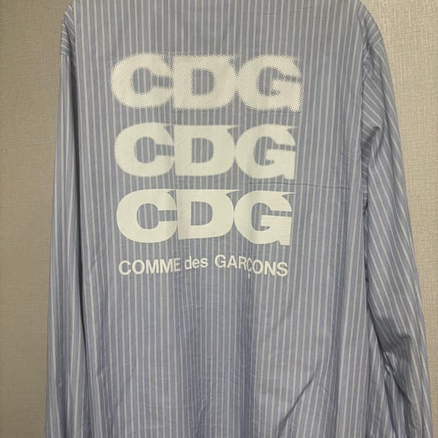 CDG 스트라이프 코치자켓 M