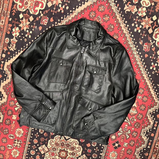 ( L-XL ) 가죽자켓 레더자켓 양가죽자켓 바이커자켓 바이커가죽