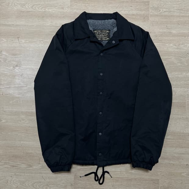 페플 FP142 남성 양털 안감 코치 자켓 [블랙] L/100